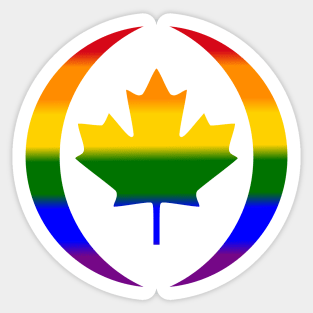 Canadian Third Culture Series (Rainbow) Sticker